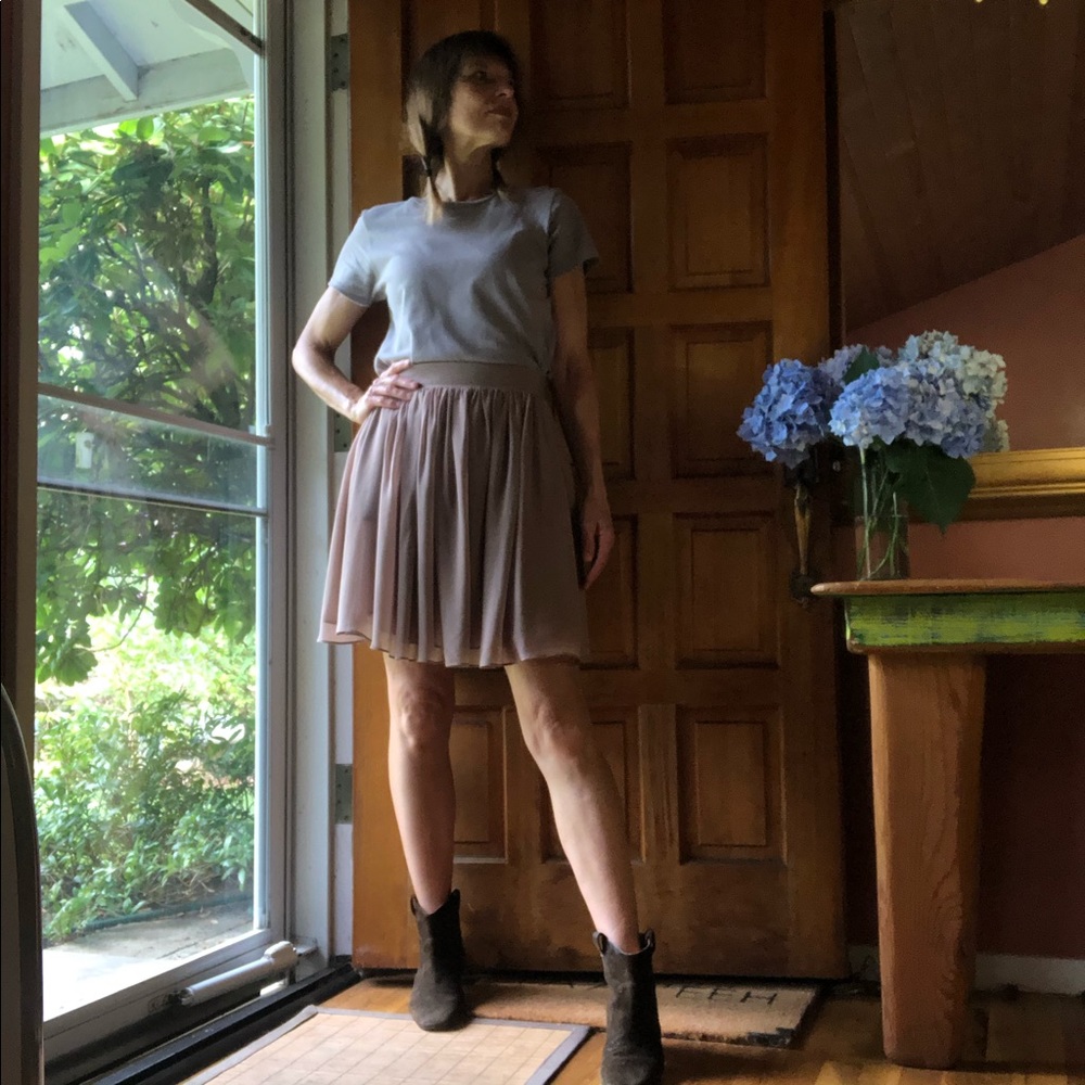 Reiss Chiffon Tulle Mini Skirt Sz 4